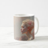 Ethereal Frau am Dreamy Beach Kaffeetasse (VorderseiteRechts)