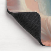 Ethereal Frau am Dreamy Beach Mousepad (Ecke)