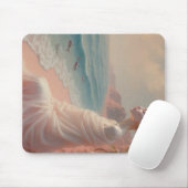 Ethereal Frau am Dreamy Beach Mousepad (Mit Mouse)