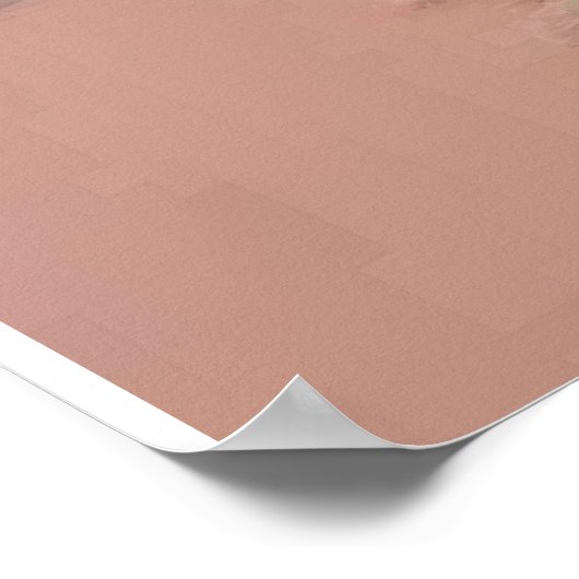 Ethereal Frau am Dreamy Beach Poster (Ecke)