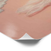 Ethereal Frau am Dreamy Beach Poster (Ecke)