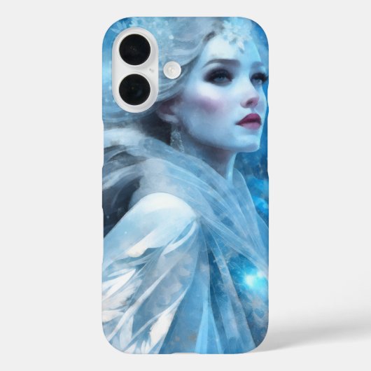Ethereal Frozen Snow Queen Fantasy Art Case-Mate iPhone Hülle (Rückseite)