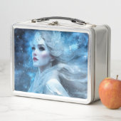 Ethereal Frozen Snow Queen Fantasy Art Metall Brotdose (Beispiel)