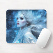 Ethereal Frozen Snow Queen Fantasy Art Mousepad (Mit Mouse)