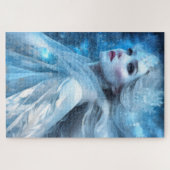 Ethereal Frozen Snow Queen Fantasy Art Puzzle (Horizontal)