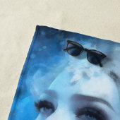 Ethereal Frozen Snow Queen Fantasy Art Strandtuch (Beispiel)