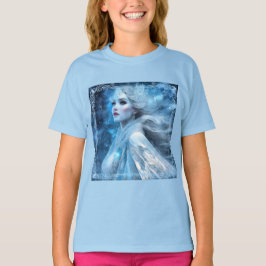 Ethereal Frozen Snow Queen Fantasy Art T-Shirt