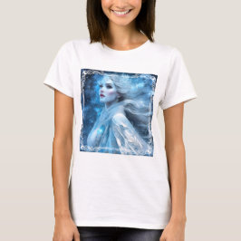 Ethereal Frozen Snow Queen Fantasy Art T-Shirt