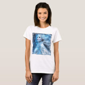 Ethereal Frozen Snow Queen Fantasy Art T-Shirt (Vorne ganz)