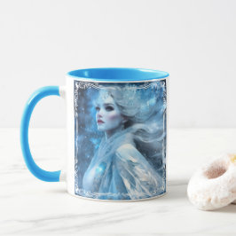 Ethereal Frozen Snow Queen Fantasy Art Tasse