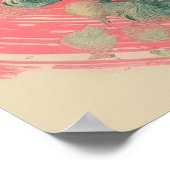 Ethereal Fusion: Lebendige Elegance Poster (Ecke)