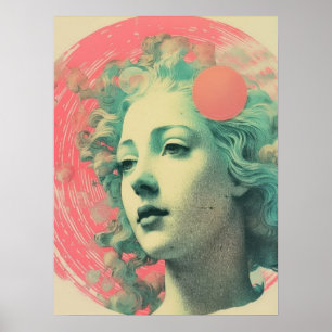 Ethereal Fusion: Lebendige Elegance Poster