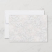 Ethereal Garden Grüne Botanische Hochzeit RSVP (Rückseite)