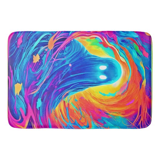 Ethereal Ghosting Schöpfung Badematte (Vorderseite)