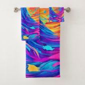 Ethereal Ghosting Schöpfung Badhandtuch Set (Insitu)