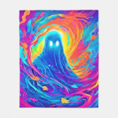 Ethereal Ghosting Schöpfung Fleecedecke (Vorderseite)