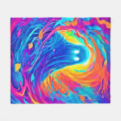 Ethereal Ghosting Schöpfung Fleecedecke (Vorderseite (Horizontal))