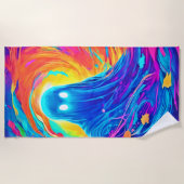 Ethereal Ghosting Schöpfung Strandtuch (Vorderseite)