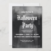 Ethereal Ghostly Figure Halloween Invitation Card. Einladung (Vorderseite)