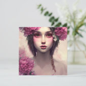 Ethereal Girl mit rosa Freckles (Stehend Vorderseite)