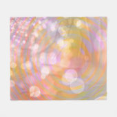 Ethereal Glow Spirals and Light Fleece Blanket (Vorderseite (Horizontal))