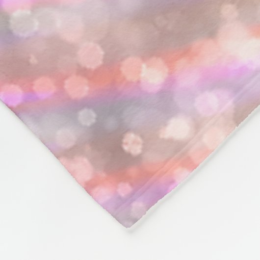 Ethereal Glow Spirals and Light Fleece Blanket (Ecke)