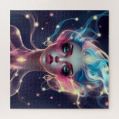 Ethereal Goddess Light Burst - Mystical Fantasy Ar Puzzle (Horizontal)