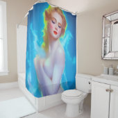Ethereal Goddess Portrait - surreale Fantasie Duschvorhang (Beispiel)