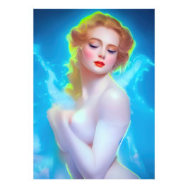 Ethereal Goddess Portrait - surreale Fantasie Fotodruck