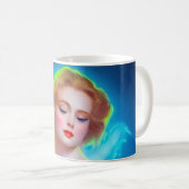 Ethereal Goddess Portrait - surreale Fantasie Kaffeetasse (VorderseiteRechts)