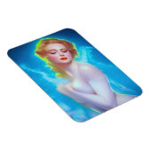 Ethereal Goddess Portrait - surreale Fantasie Magnet (Rechte Seite)