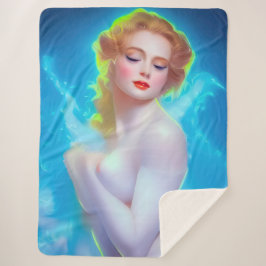 Ethereal Goddess Portrait - surreale Fantasie Sherpadecke