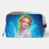 Ethereal Goddess Portrait - surreale Fantasie Waschbeutel (Rückseite)