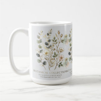 Ethereal Gold & Sage Botanical Collection Kaffeetasse