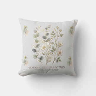 Ethereal Gold & Sage Botanical Collection Kissen