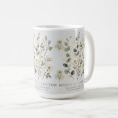 Ethereal Gold & Sage Botanische Kollektion Kaffeetasse (VorderseiteRechts)