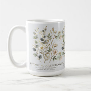 Ethereal Gold & Sage Botanische Kollektion Kaffeetasse