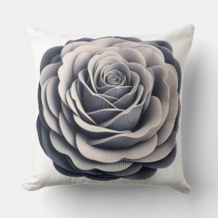 Ethereal Grau Rose Kissen