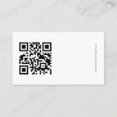 Ethereal Green Garden Inspirierte Blätter Hochzeit Begleitkarte (Rückseite)