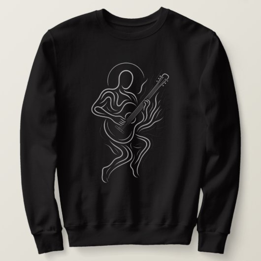Ethereal Guitar Flow Sweatshirt (Design vorne)