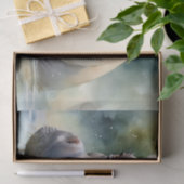 Ethereal Hippo Watercolor Seidenpapier (Geschenk)