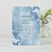 Ethereal Hochzeit Einladung (Stehend Vorderseite)