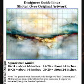 Ethereal Horizon Abstrakte Landschaft EF6R Dekoupa Seidenpapier