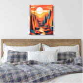 Ethereal Horizon Leinwanddruck (Insitu (Schlafzimmer))