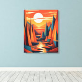 Ethereal Horizon Leinwanddruck (Insitu (Holzboden))