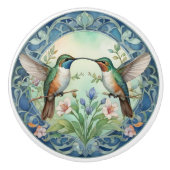 Ethereal Hummingbird Dance Keramik Knob Pull Keramikknauf (Vorderseite)