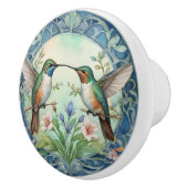 Ethereal Hummingbird Dance Keramik Knob Pull Keramikknauf (Rechts)
