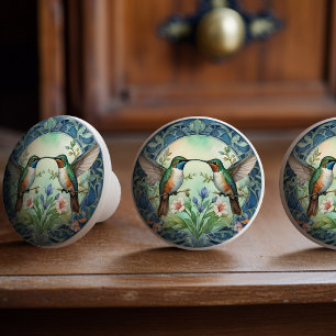 Ethereal Hummingbird Dance Keramik Knob Pull Keramikknauf