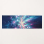 Ethereal Ice Crystal Fantasy Design | Unique Yogamatte (Vorderseite (Horizontal))