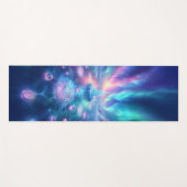 Ethereal Ice Crystal Fantasy Design Yogamatte (Vorderseite (Horizontal))